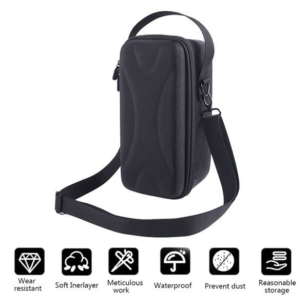 Speaker Carrying Storage Bag Hard EVA Audio Storage Box Anti-Drop Shockproof Adjustable Shoulder Strap for Marshall Middleton