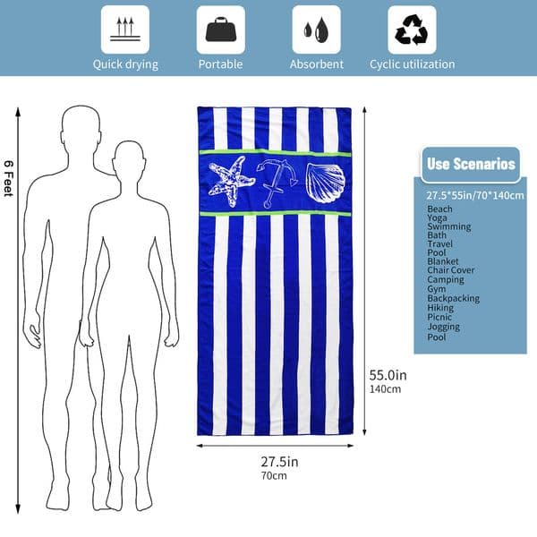 MUTAO Microfiber hairring Printed beach towel Mountain Climbing Yoga Beach Swimming running absorbent soft towel