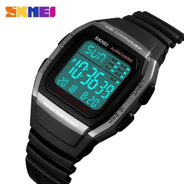SKMEI 1278 Sport Watch Men Professional Waterproof Men's new Watches 2025 Outdoor Run Swim Wristwatch Mens Reloj Masculino Digital Watch