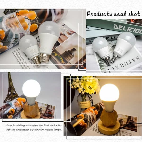 10Pcs/lot LED Bulb E27 E14 Lampada 220V 3W 6W 9W 12W 15W 18W 20W 24W Lamp Bombilla Home Lighting for Bedroom Livingroom Bathroom