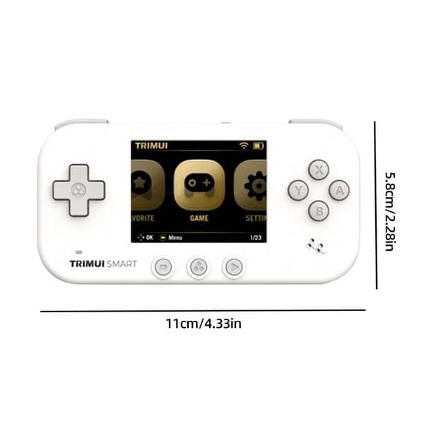 Trimui Smart Game Console Video Player Portable Mini Built-in 15000+ Classic Games 2.4 Inch Gaming System Gift for Kids Adults