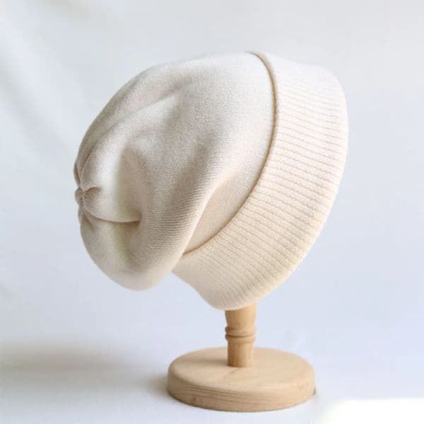 VISROVER 6 colors solid real cashmere beanies winter hat for woman acrylic hat woman Autumn Warm skullies for man Wholesales