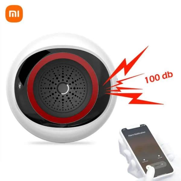 Xiaomi Zigbee 100DB Smart Sound And Light Alarm Two-in-one Sensor Battery / Usb Dual Power Intelligent Linkage For Smart Life