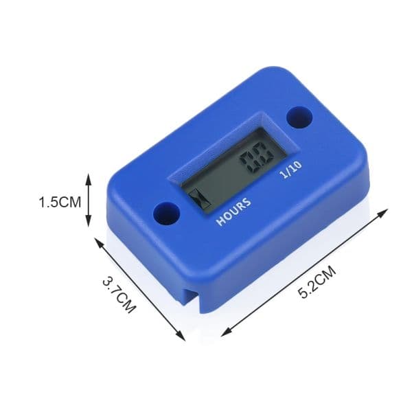 Digital Hour Meter LCD Counter For ATV Motorcycle Tachometers Snowmobile Gasoline Boat Generator Bike Car Accessories