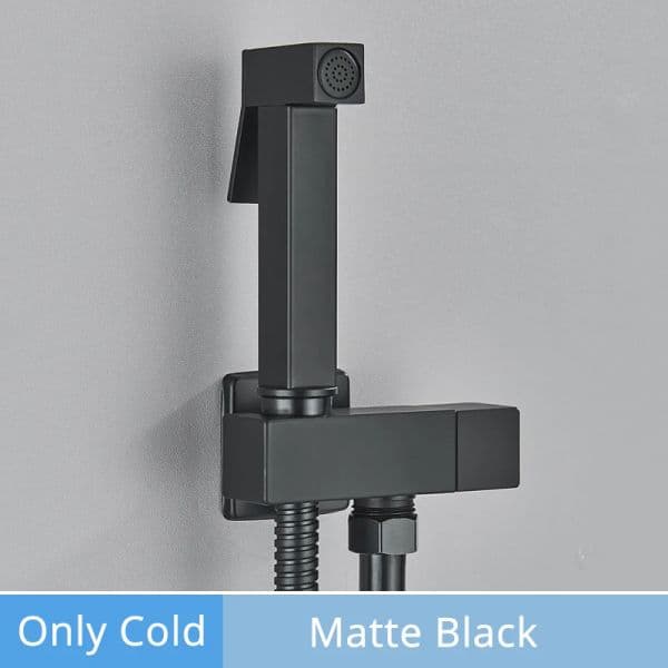 Uythner Bathroom Bidet Faucet Brass Tap Washer Mixer Single Cold Water Shower Sprayer Head Tap Toilet Faucets Toilet Handle Jet