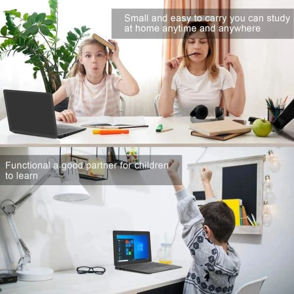 2024 Latest 10.3 Android 2025 System 12 Quad Core Ultra thin tablet Laptop new 2GB/62GB Netbook A133 CPU Computer Wi-Fi USB