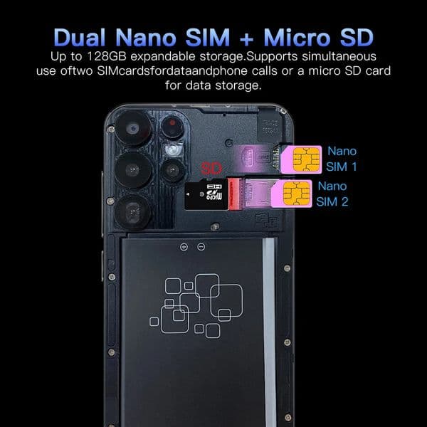 FUFFI S23 Ultra Smartphone Android 5.0 inch 16GB ROM 2GB RAM Google Play Store Mobile phones Dual Sim 2+8MP Original Cellphones
