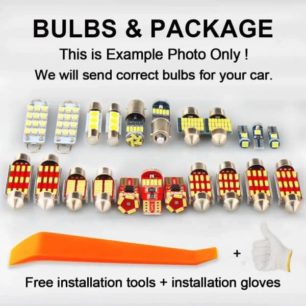 ZUORUI Canbus Car Accessories LED Interior Map Dome Light Kit For KIA Stonic 2017 2018 2019 2020 2021 2022 Led Bulbs No Error