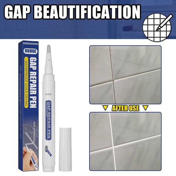 Joint Filling Pen Smooth Scraper Grout Caulking Finisher Usage for Wall Floor Tile Beauty Seam Tool Paste Tools