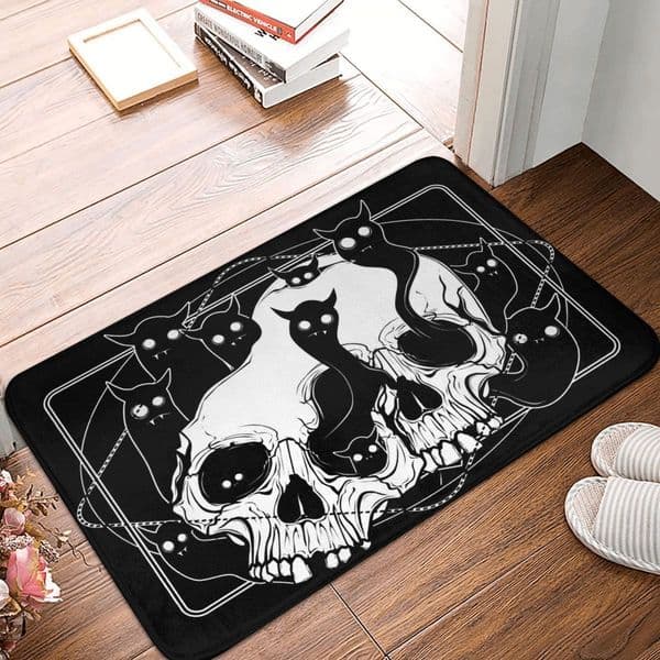 Bathroom Mat Inner Demons Not Alone Doormat Kitchen Carpet Entrance Door Rug Home Decoration