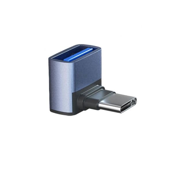 3.1 to Type-C OTG Adapter 90 Degree Elbow Fast Charging Charger Converter USB3.1 to USBC Data Adapter 10Gbps for Macbook