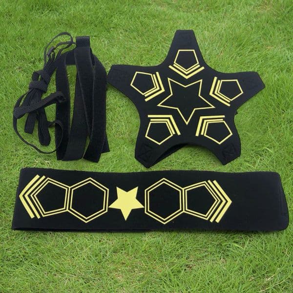 Soccer Ball Juggle Bags Practical Soccer Training Equipment Children Auxiliary Circling Belt Elastic Adjustable Belt for Beginer