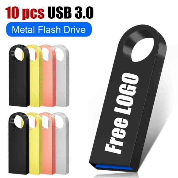 10pcs/lot 3.0 flash disk high speed 3.0 usb key 16GB new 32GB 64GB 2025 128GB Cle usb free pen drive usb stick activity gift disk