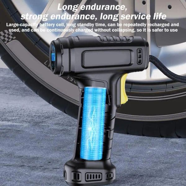 120W Car Air new Pump Wireless/Wired Tire Iatable Pump Portable Car Air Compressor Electric Car Tire Iator For 2025 Car Bicycle