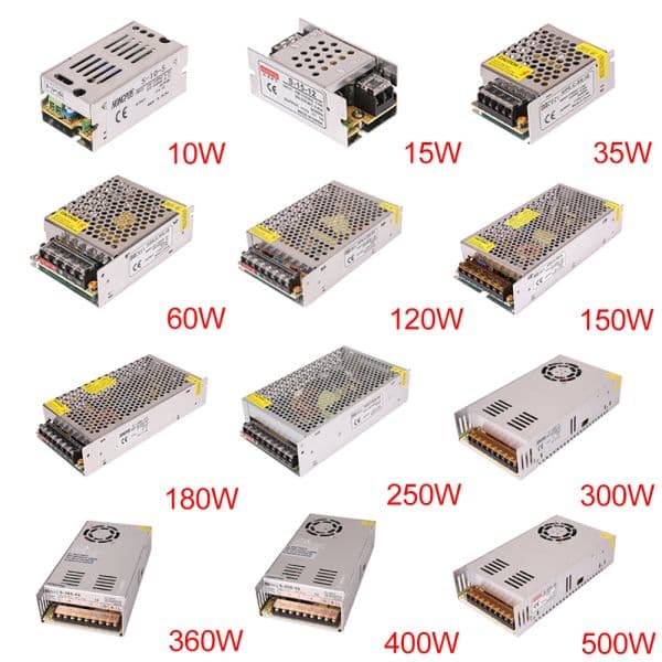 Switching Power Supply v A w AC To DC Transformer LED Strip Switch Driver