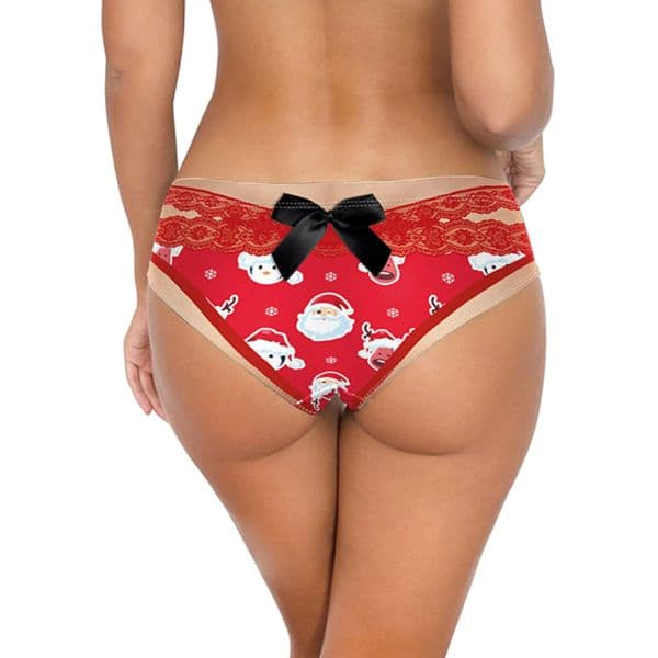 Women Christmas Panties Santa new Claus Snowman Elk Printed Briefs 2025 Underwear Lingerie Xmas Reindeer Underpants Sexy Pantys