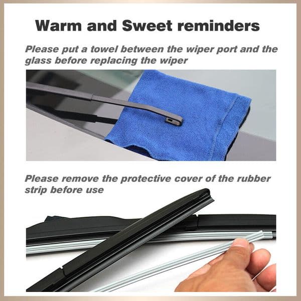 Wiper Front Wiper Blades For Audi TT MK1 2003 2004 2005 2006 Windshield Windscreen Front Window 21"+21"