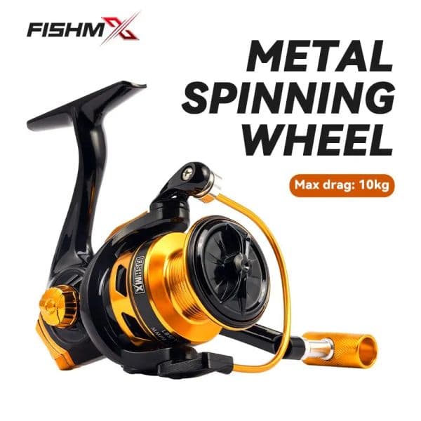 Fishmx Fishing Reel 5.2 1 Fishing Lure Spinning Reel Metal Spool Saltwater Feeder Reel Carp For Fishing Accessories Pesca L250729
