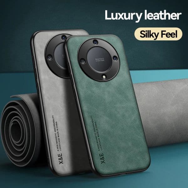 Luxury Leather Case for HONOR X9A 5G X9 5G Soft Silicone Shockproof Phone Back Cover for Huawei Honor Magic 5 4 Lite 5G