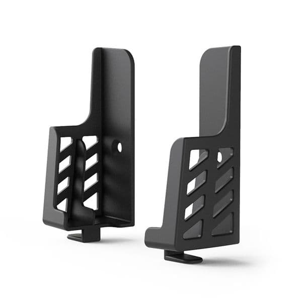 2pcs Tablet Wall Mount Bracket Stand Phone Holder for Kindle/iPad Support Accessories Adjustable Double-Groove Tablet Shelf