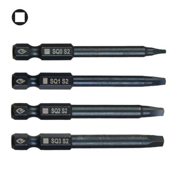 2026 65Mm Sq0 Sq1 Sq2 Square Bits Set Magnetic Hex Shank Head Wrench Screwdriver Free Shipping