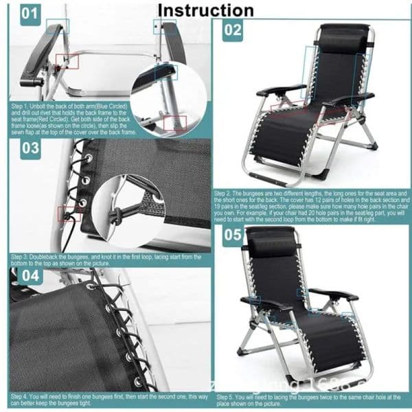 Universal All Standard Folding Sling Chairs Replacement Fabric Couch Cloth For ZeroGravity Chair Patio Lounge Couch Recliners b018a