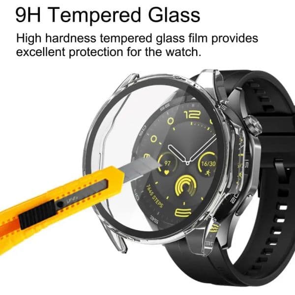 Glass + Case for Huawei Watch GT 4 41mm 46mm Accessoroy PC All-around Bumper Protective Cover + Screen Protector for Huawei GT4