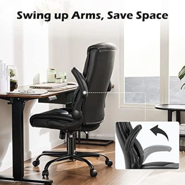 Ergonomic Adjustable Computer Desk Black Office Chair