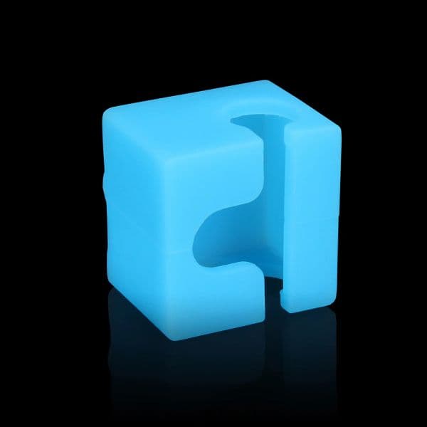3DSWAY 3D Printer Parts Heat Block Cover E3D V5 Hotend Extruder Heating Aluminum Block Silicone Sock for Anycubic I3 Mega/Chiron