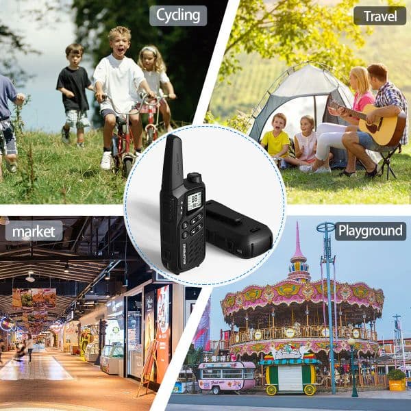 2pcs Baofeng MP25 Mini PMR new FRS Walkie Talkie Waterproof Support Type-c Charging 2025 Long Range Portable Two-way Radios For