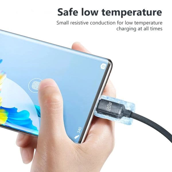 UV00I 120W 6A USB A To Type C Cable For iphone 15 Compatible with 100W/66W/40W Super Fast Charging for Samsung Type C Cables New