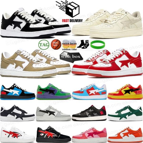 Sandals With box Designer Shoes Mens Womens Platform Sneakers White Black Camo Patent Leather Camouflage Skateboarding Jogging Scarpe Schuhe Sports Trainers