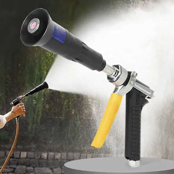 Bathroom Shower Heads High pressure atomizer 3 heavy-duty metal spray gun nozzle with anti feng shui garden hose nozzle T240505