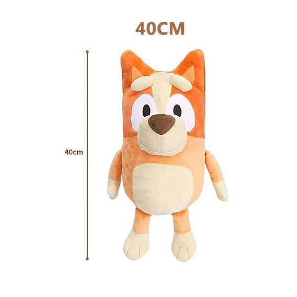 2026 New Bluey Plushies Bingo Plush Toys 40Cm Soft Stuffed Dolls Anime Figure Decorations Cartoon Throw Pillows Childrens Birthday Gifts Toys
