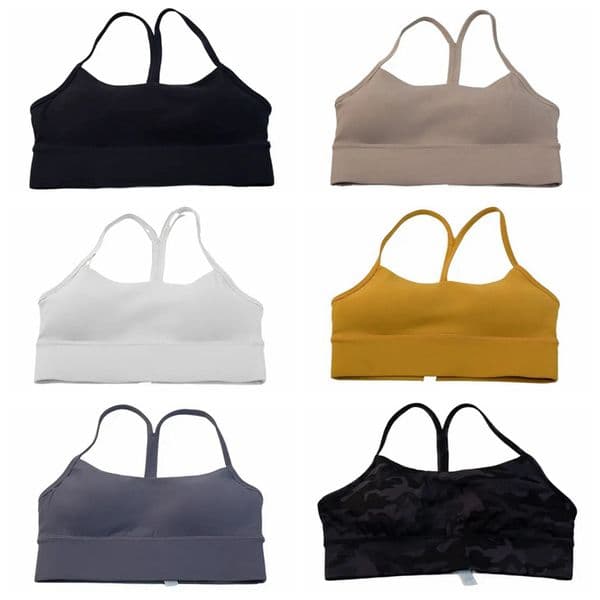 yoga Bra align tank Womens Sport Bra Classic Popular Fitness Soft Tank Gym Crop Yoga Vest Beauty Back Shockproof With Removable Chest Pad bralette lingerie ninth thumbnail 2