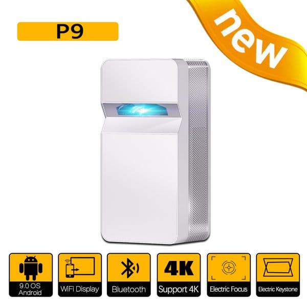 mini Projector P9 4K Ultra High Definition Projector Smart Home 3D Ultra Short Focus Zoom Electronic Focus Beamer Video Theater