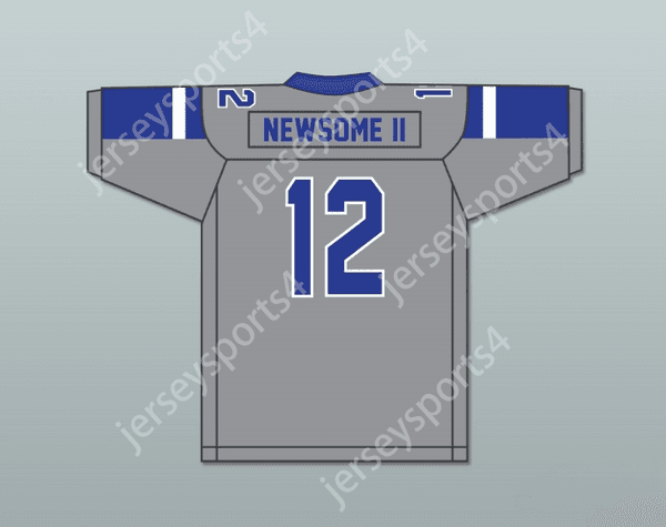 CUSTOM ANY Name Number Mens Youth/Kids Greg Newsome II 12 IMG Academy Gray Football Jersey 2 Stitched S-6XL