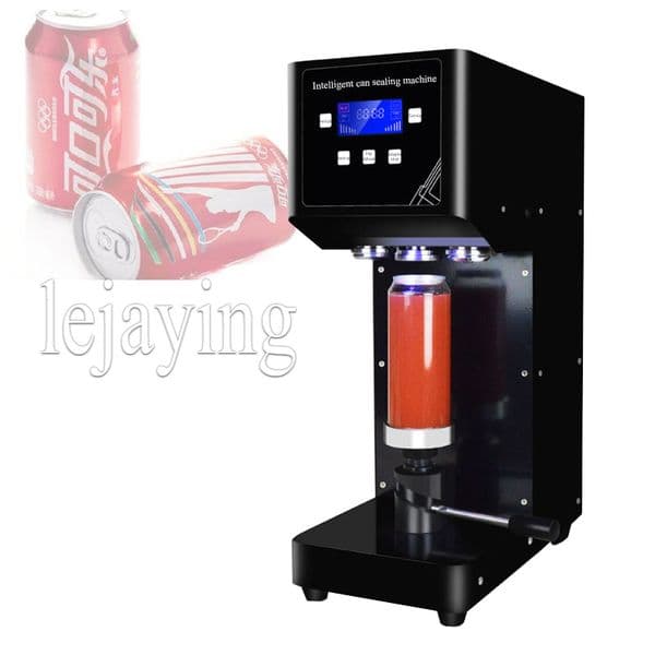 Commercial Can Sealing Machine Caliber Beverage Bottle PET Aluminum Bottle Cans Sealer