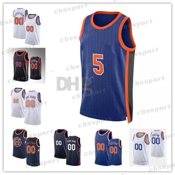 Basketball Jersey Jalen Brunson Julius Randle Bojan Bogdanovic OG Anunoby Donte DiVincenzo Alec Burks Josh Hart Precious Achiuwa Miles McBride Isaiah Hartenstein