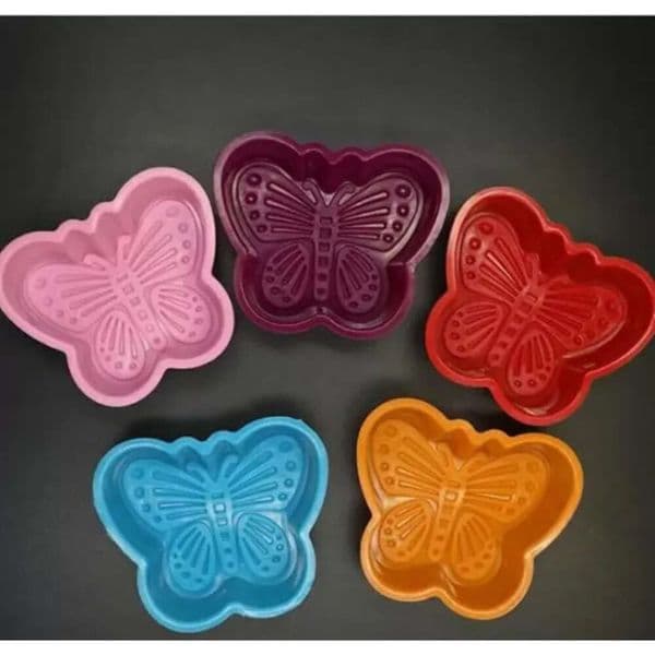 Soap Butterfly Silicone Cake Muffin Baking Reuable Cupcake Cookie Pudding Mold S