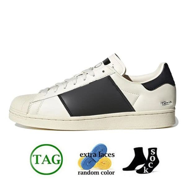 Shoes Superrstars Teenagers Black White Grey Brown Green Blue Sneakers 36-45