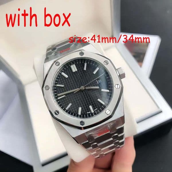 41MM 34MM Mens fashion Leisure designer watches high quality automatic movement Stainless Steel Moissanite watch bezel waterproof Mechanical