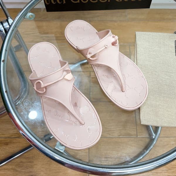 Brand Slippers Classic Logo Decorate Sandals Women Flip Flops