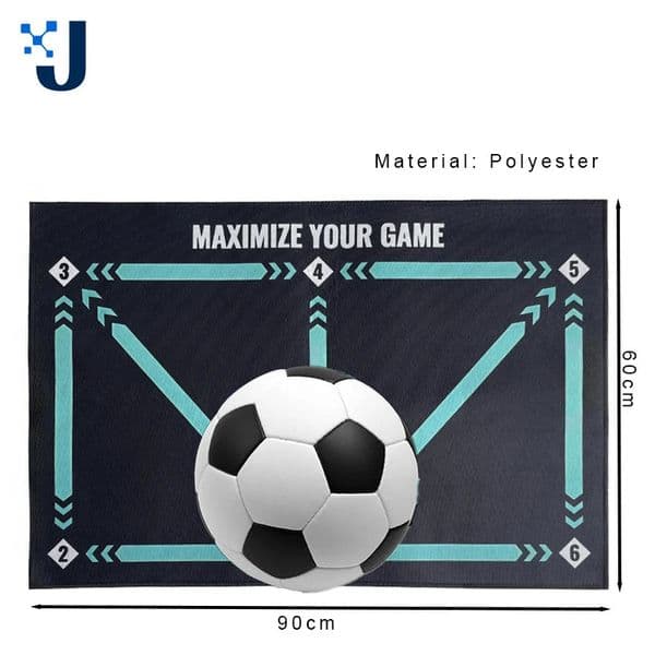 Football Training Mat Kids Adults Dribble Voetbal Training Mat Soccer Training Indoor Equipment Durable Non Slip Foldable 240513