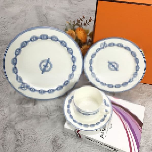 Designer Mugs Plates New European Western Food Flat Dessert Steak Coffee Cup Plate Set Tables Dishes With Box 0202