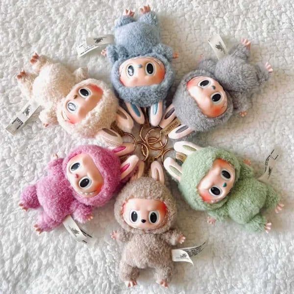 The Monsters Labubu plush toy Bd Cardiac Arone Mysterious Surprise Box Model Bag Keychain Gift Childrens Toys