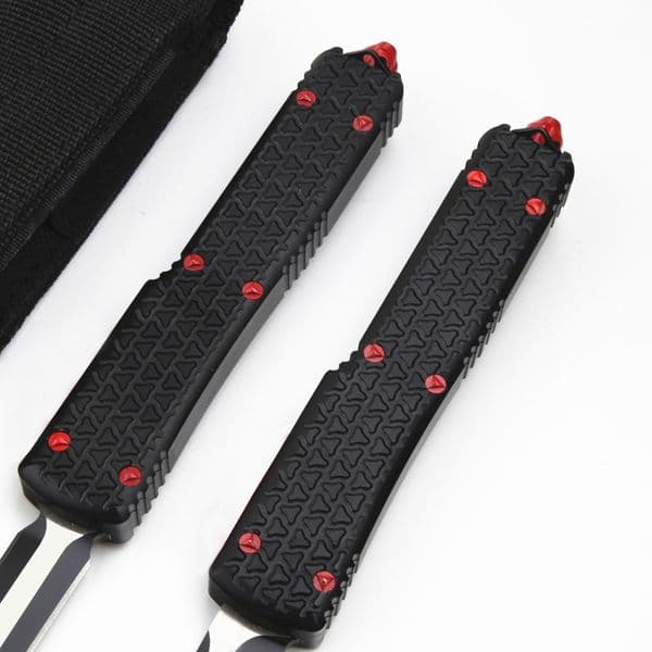 D2 Steel Blade UT fixed blade knife Knife black titanium aluminum Handles Camping Outdoor pocket knife Tactical Knives couteau EDC Pocket Knifes UT85