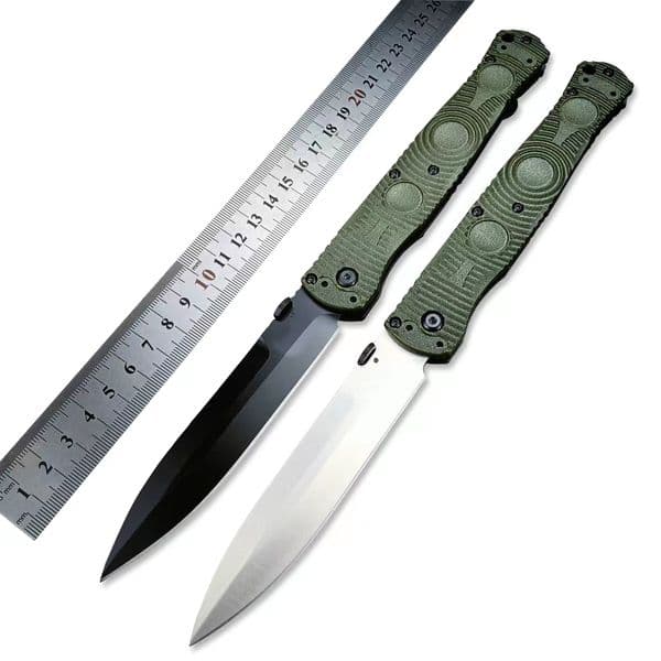 4Models 391/391BK SOCP Folding Knife 4.47" D2 Blade Grivory Handles Outdoor Camp Hunt Pocket Knives EDC Tools