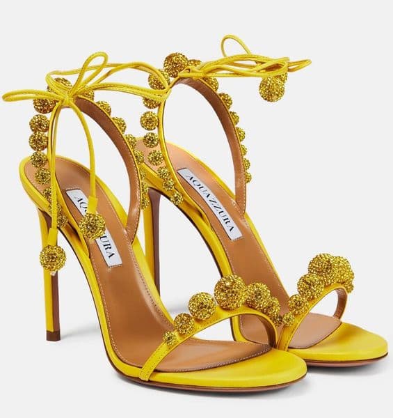 Summer Walk Wedding Disco Dancer Sandals Shoes Designer Womens Dress Shoe Sparking Crystal Balls Stiletto Heels Wrap-tie Ankle Tie Pumps Lady High Heel Sandalias Box