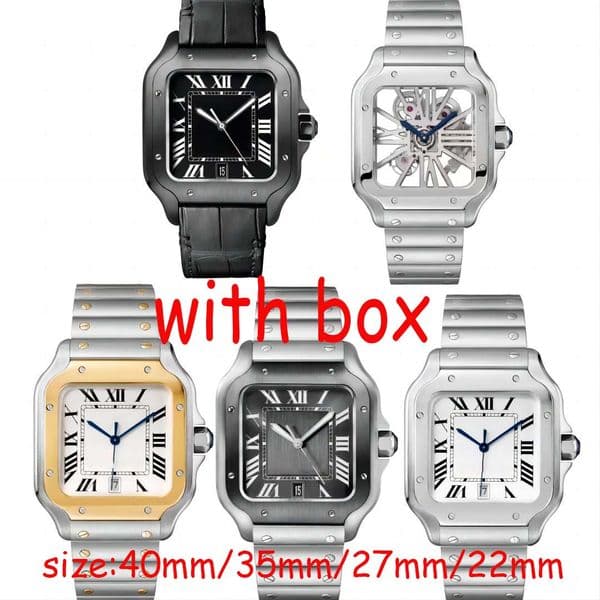 40mm Designer Watch 316L Stainless Steel Wristwatch with Sapphire Crystal and Dias r7